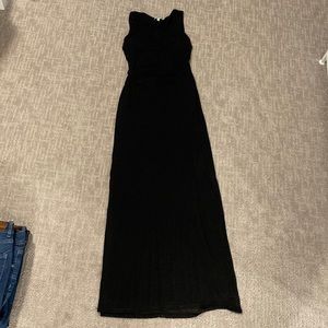 Mesh long/short dress